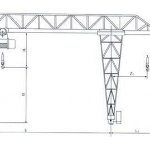 MH電動葫蘆桁架門式起重機